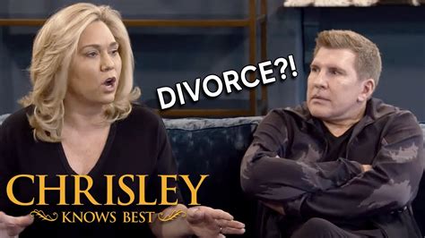 Sep 10, 2023 · Todd and Julie <strong>Chrisley</strong> are getting out of prison earlier than expected. . Chrisley knows best divorce bombshell